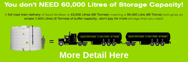 Coerco Liquid Fertiliser Storage Tanks Now with 15 Year Warranty