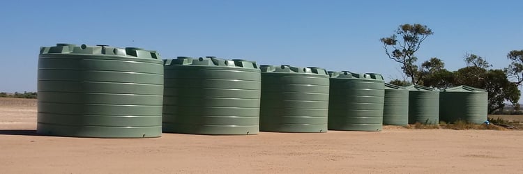 Never run short here with 280,000Ltrs of Water Storage for Spraying in the Wheatbelt