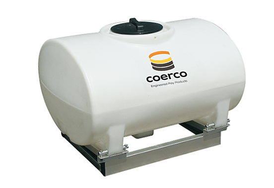 400-litre Coerco Sump Based liquid transport tank