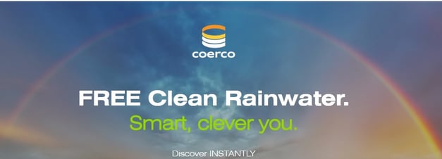 Coerco - Rainwater Calculator Landing Page