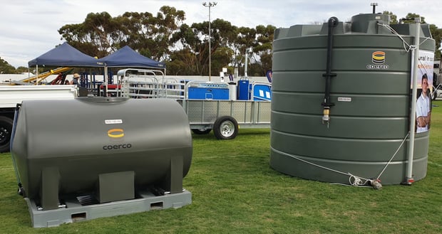 Coerco Diesel Transport and Storage products at the Wagin Woolorama 2020