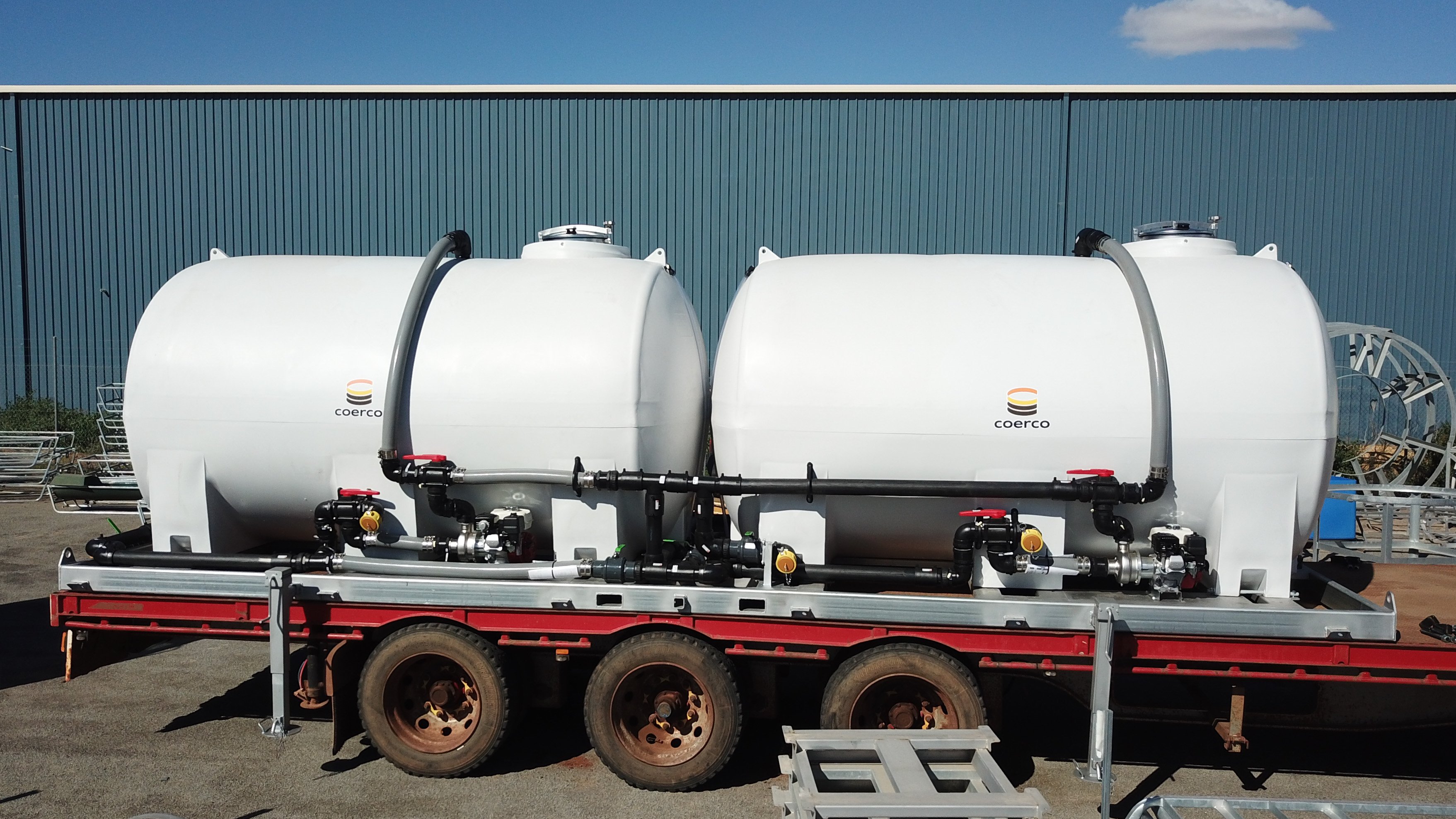 Coerco Liquid Fertiliser Cartage Custom Setup