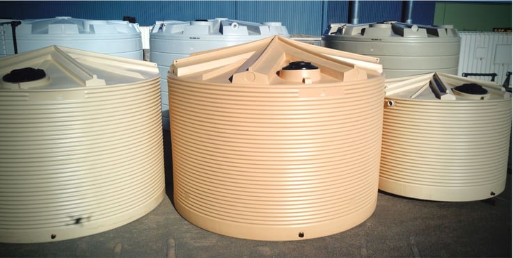 Coerco corrugated water tanks