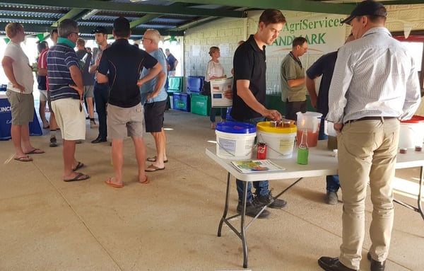 attendees mingling at the Agronomy Update particibated by Coerco