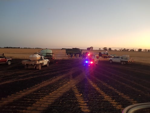 bushfire in Dalwallinu shire