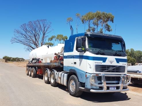 coerco truck with coerco cartage tanks