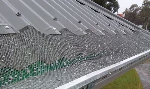 roof mesh for rainwater catchment