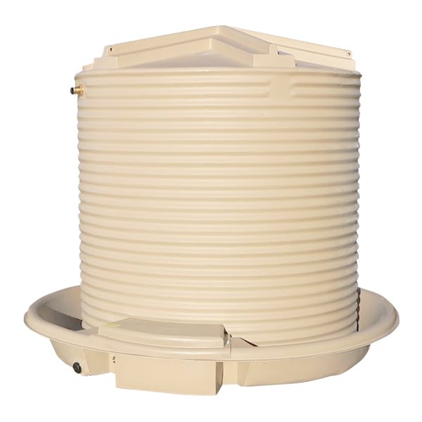 <p><strong>5,000 Litre (1,100 Gallon) Poly Cup & Saucer Tank</strong></p>